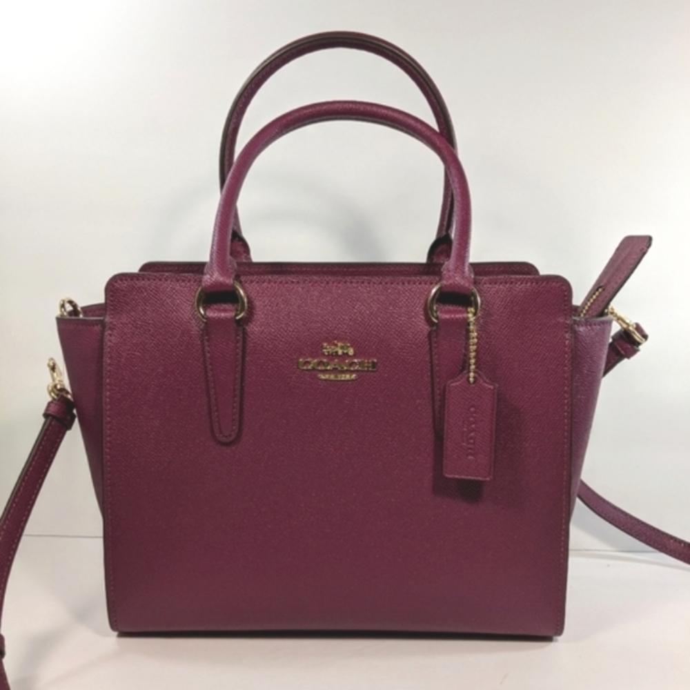 💜 NWT Leah satchel crossbody HTF color!! - Picture 1 of 8